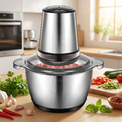 Hachoir a viande electrique sur table