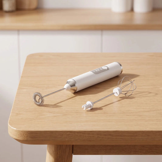Mousser le lait dans la cuisine avec son fouet