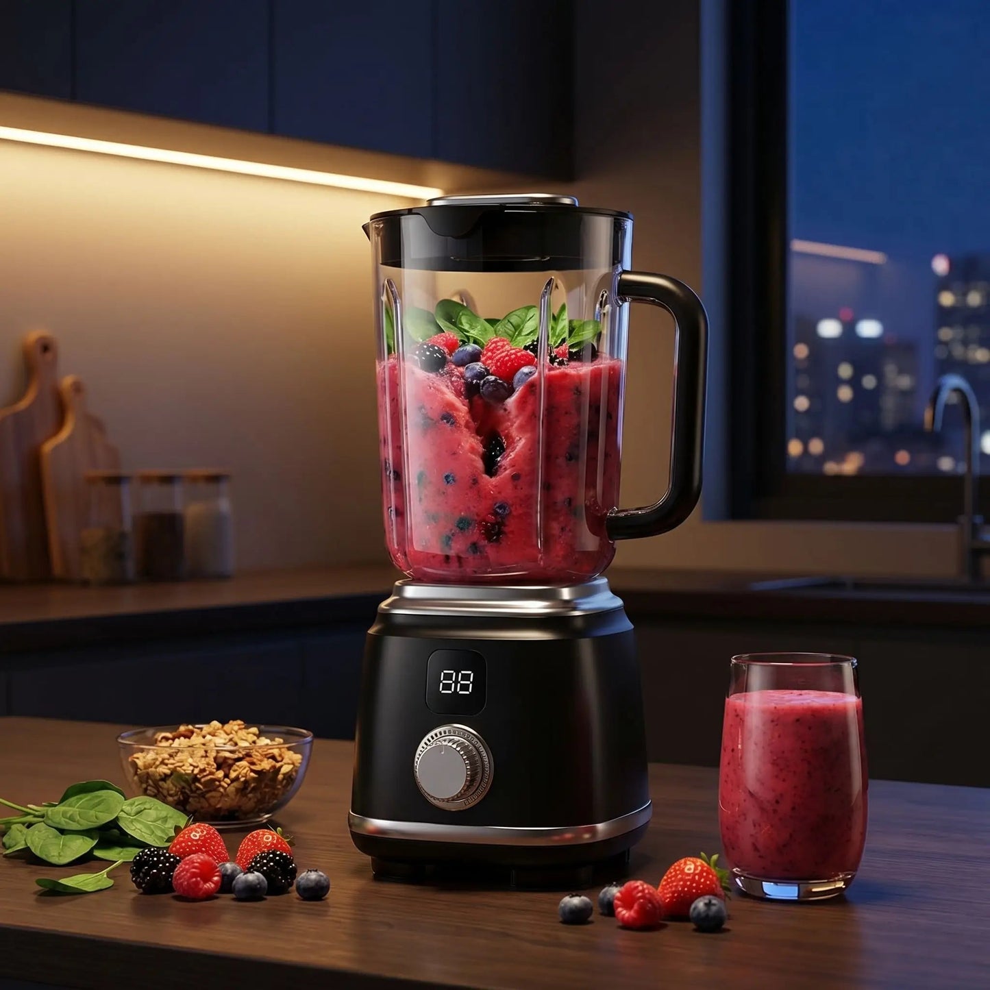 blender smoothie preparant smoothie