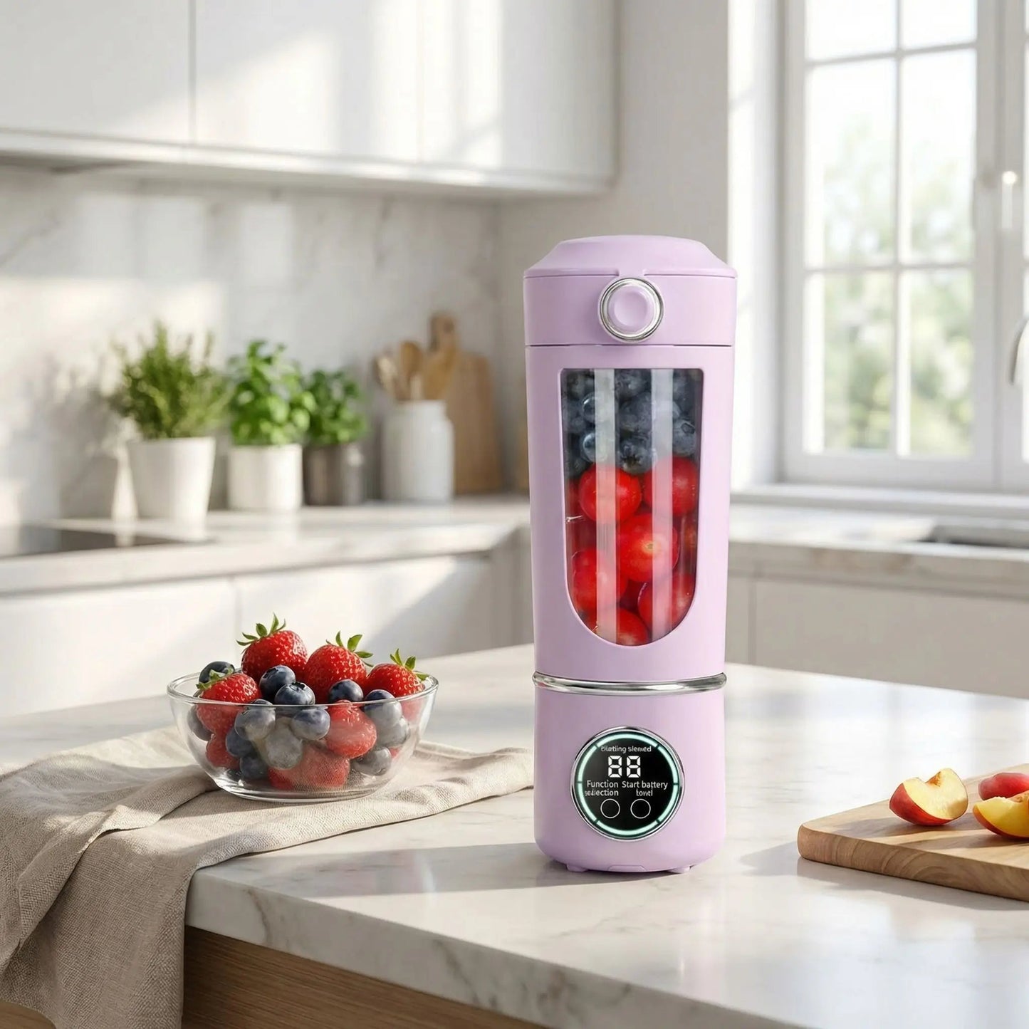 blender smoothie sur la table
