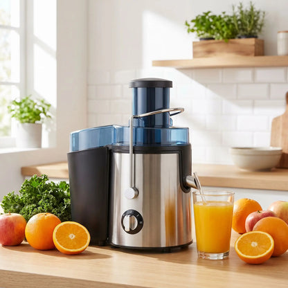 extracteur de jus avec oranges