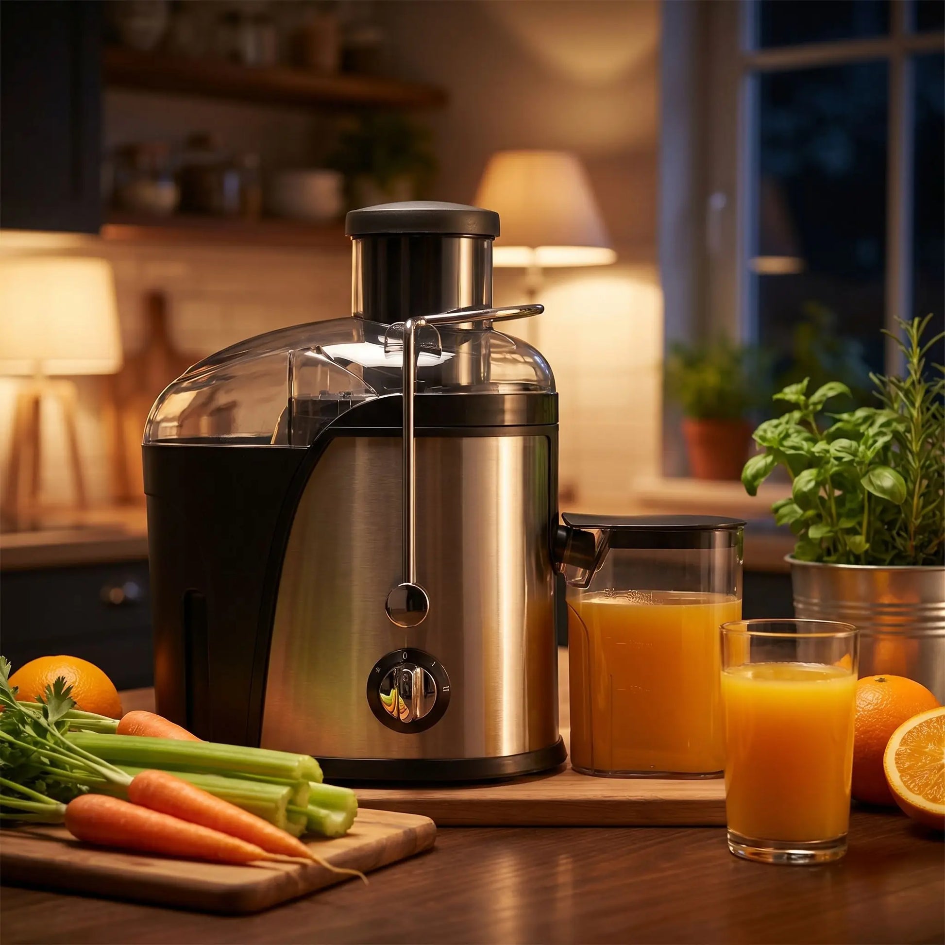 extracteur de jus sur table cuisine