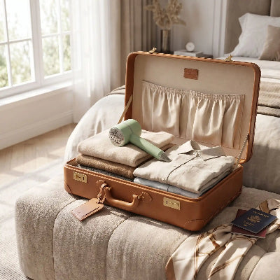 fouet electrique dans une valise