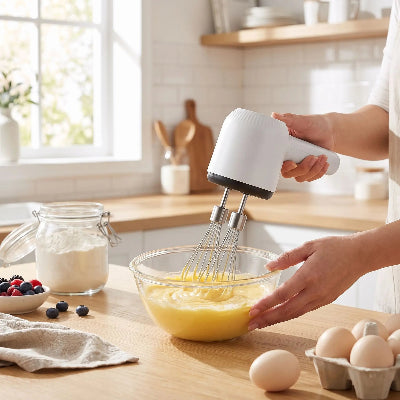 fouet electrique utilise pour preparer petit dejeuner