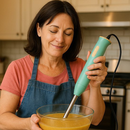 Mixeur plongeant 5 vitesses | Ergonomique Silencieux - Charmiecuisine