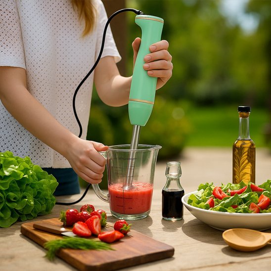 Mixeur plongeant 5 vitesses | Ergonomique Silencieux - Charmiecuisine