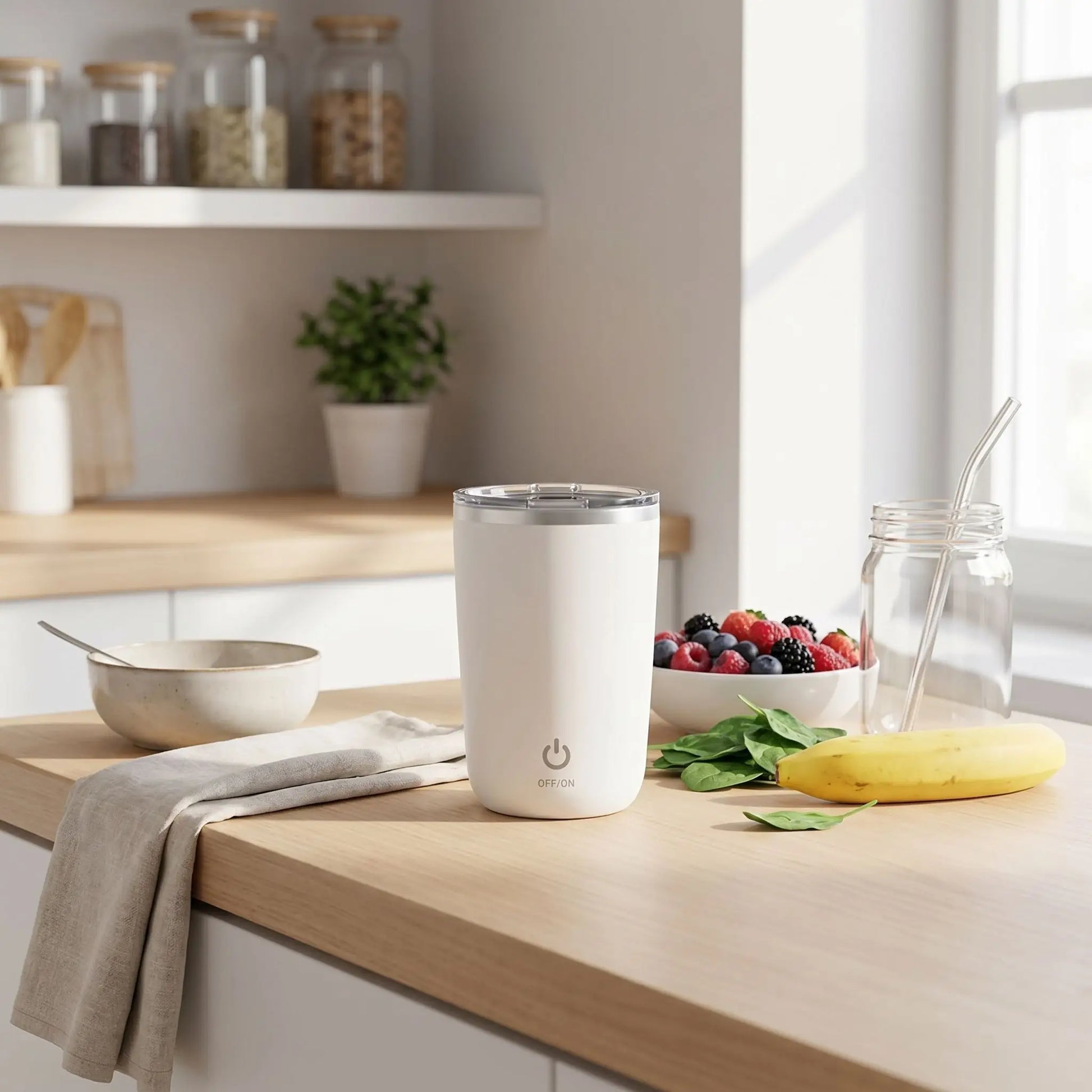 mixeur portable avec fruits
