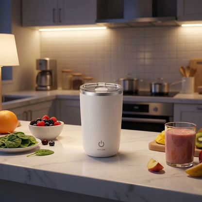 mixeur portable sur table de cuisine