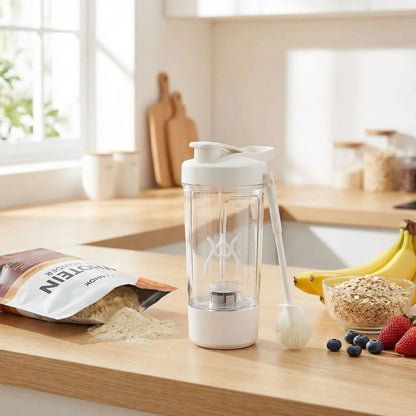 mixeur portable sur table pour petit dejeuner