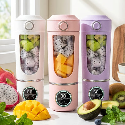 trois blender smoothies